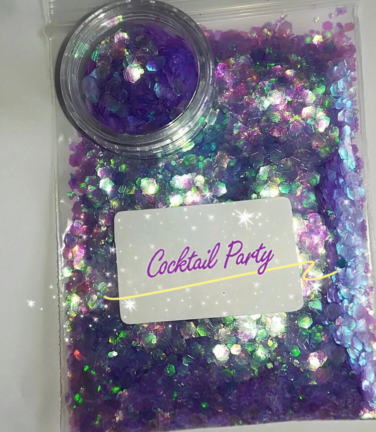 Inked Doll Cosmetics - COCKTAIL PARTY Chunky Glamdoll Glitter