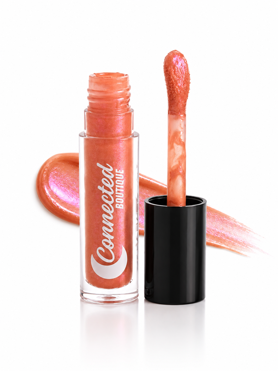Connected Boutique - Fairytale -Orange to Pink Shift Duochrome Lip Gloss – High Shine