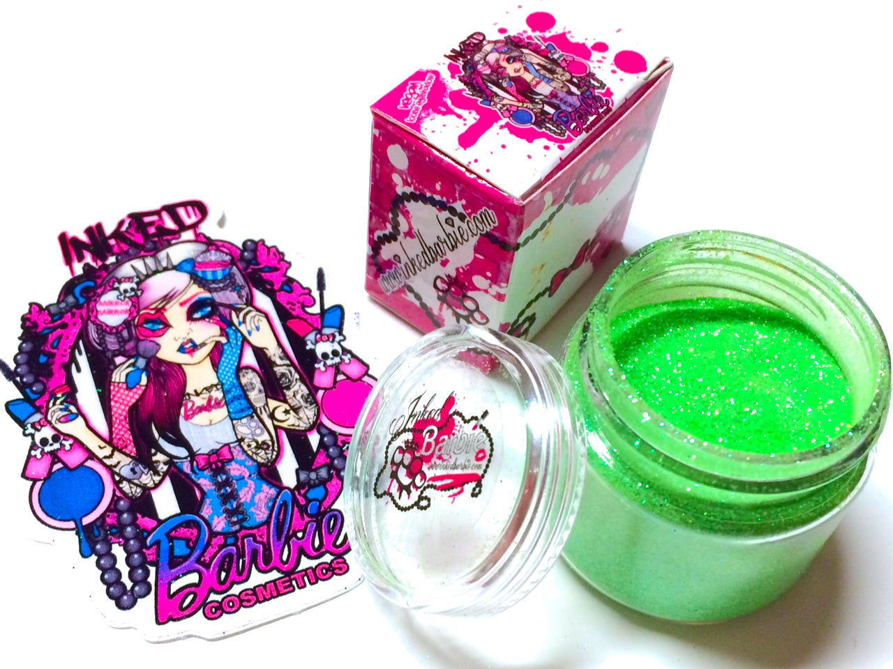 Inked Doll Cosmetics - VILLAIN SQUAD *UV* Iridescent Glamdoll Glitter