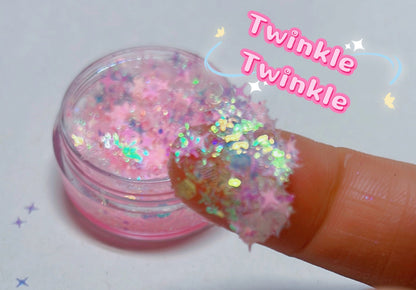 Inked Doll Cosmetics - TWINKLE TWINKLE MERMAID JELLY (FACE/BODY/HAIR) GLITTER GEL
