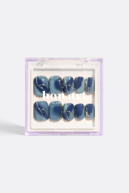 Bonmuz - Serenity Waves | Pro Handmade Gel Nails