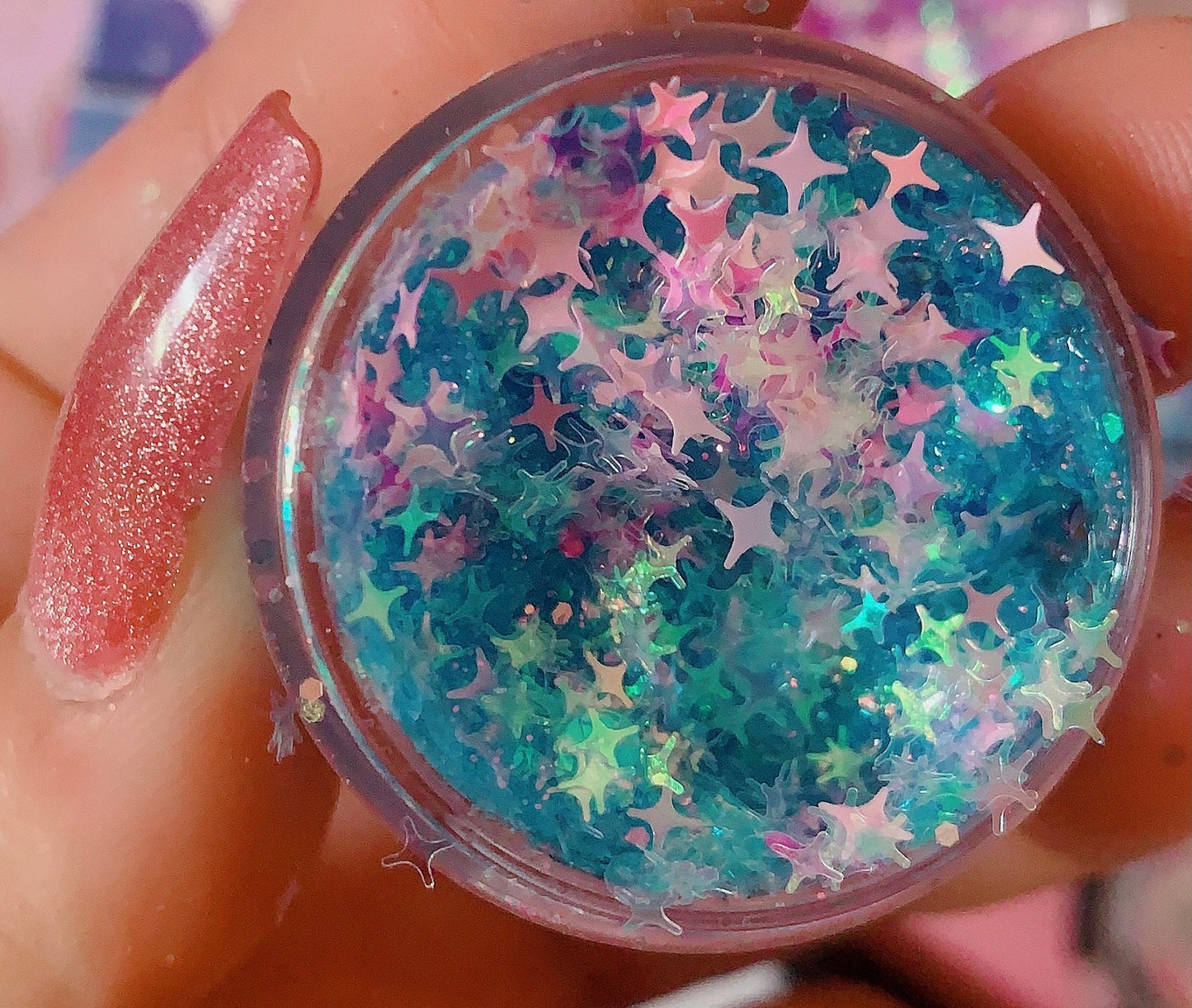 Inked Doll Cosmetics - COTTON CANDY BLUE Diamond Glow