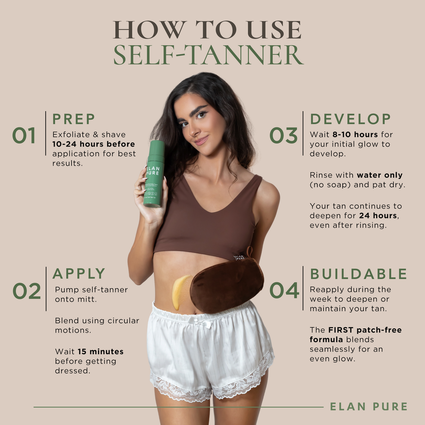 Elan Pure - Non-Toxic Self-Tanner