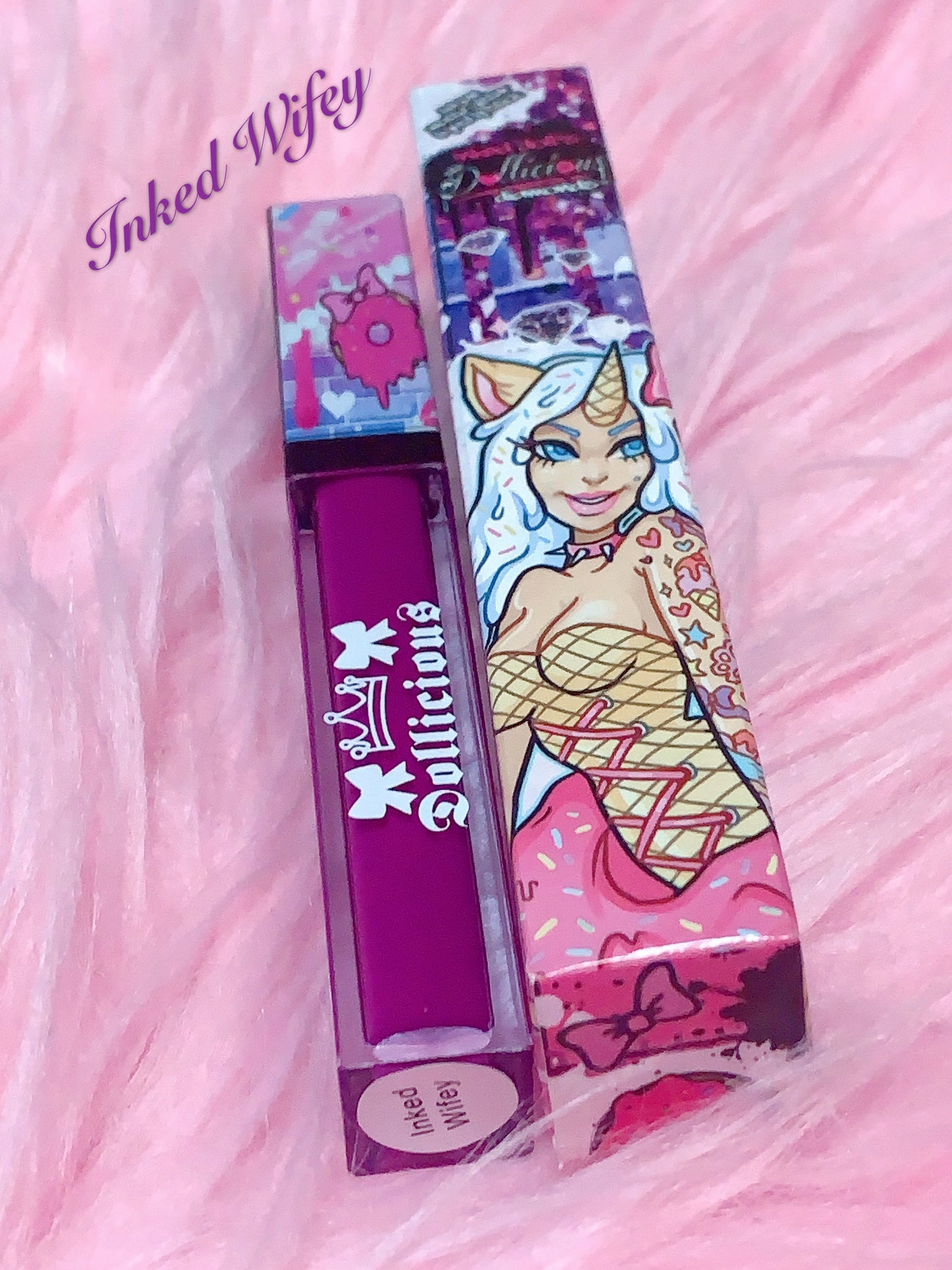 Inked Doll Cosmetics - The "PURPLES!!" DOLLICIOUS MATTE Vegan Liquid Lipstick