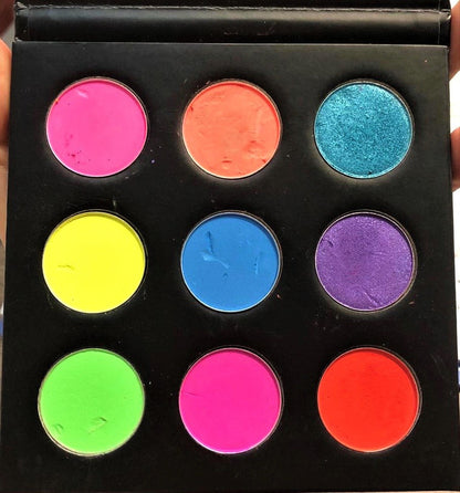 Inked Doll Cosmetics - ISSA MOOD!! 9 PC MINI *BLACKLIGHT* NEON PALETTE