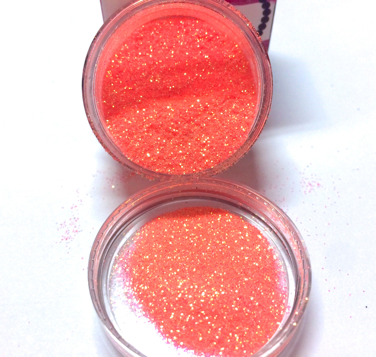 Inked Doll Cosmetics - NEON SHERBERT *UV* Iridescent (Orange) Glamdoll Glitter