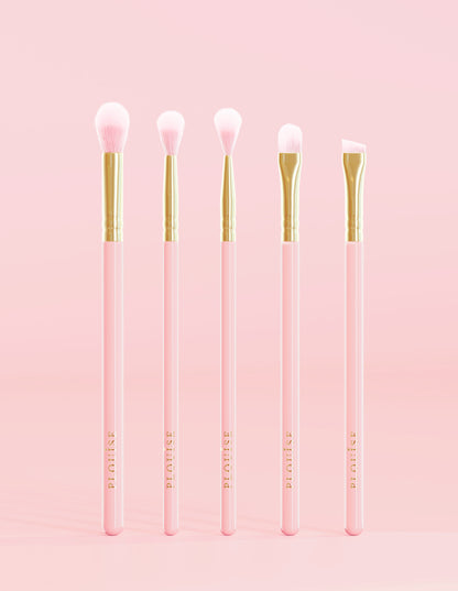 Snatch Blend & Pop 5-Piece Brow, Eye & Lip Brush Set