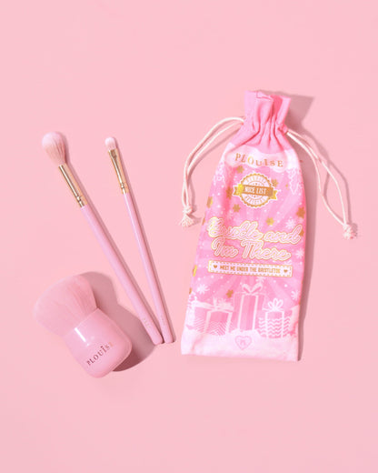 Christmas 3-Piece Face & Body Trio Brush Set