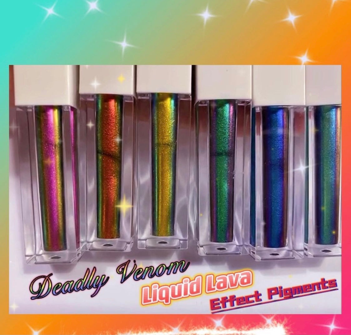 Inked Doll Cosmetics - "MYSTIC DRAGON" Deadly Venom LIQUID LAVA Effect Pigments