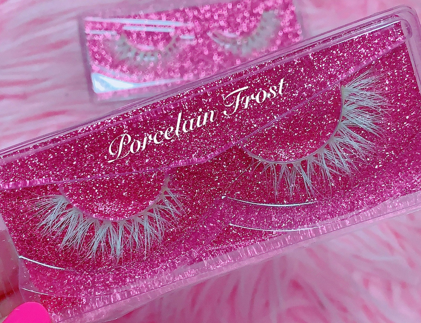 Inked Doll Cosmetics - *PORCELAIN FROST* (White) DreamDoll COLOR Lashes!