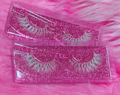 Inked Doll Cosmetics - *PORCELAIN FROST* (White) DreamDoll COLOR Lashes!