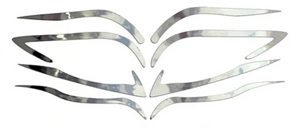 Face Lace x Glisten Cosmetics Full Collection - Chrome Makeup Stickers