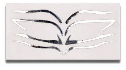 Face Lace x Glisten Cosmetics Devotion Liners - Chrome Makeup Stickers