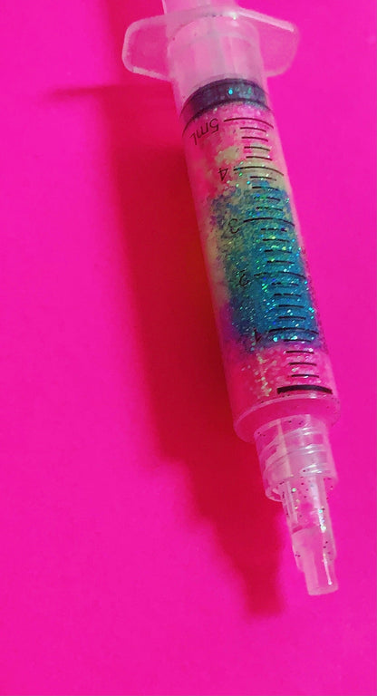 Inked Doll Cosmetics - ELECTRIC ZOO *UV* GlamDoll Glitter Syringe
