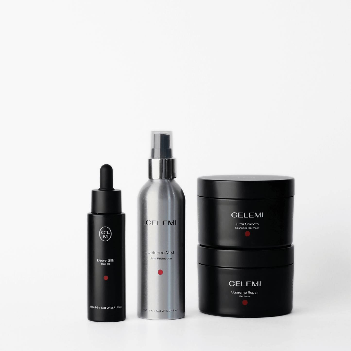 Celemi Cosmetics - Total Hair Care Bundle: Restore, Shine, Protect