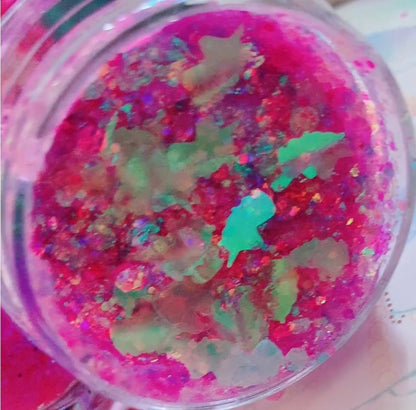 Inked Doll Cosmetics - UNICORN FESTIVAL GLOW Glitter Gel