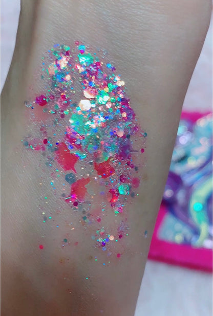 Inked Doll Cosmetics - UNICORN FESTIVAL GLOW Glitter Gel