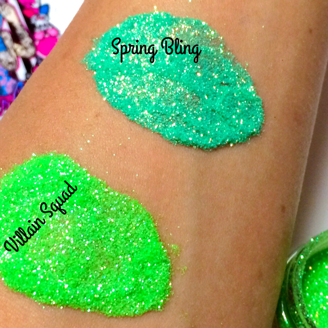Inked Doll Cosmetics - VILLAIN SQUAD *UV* Iridescent Glamdoll Glitter