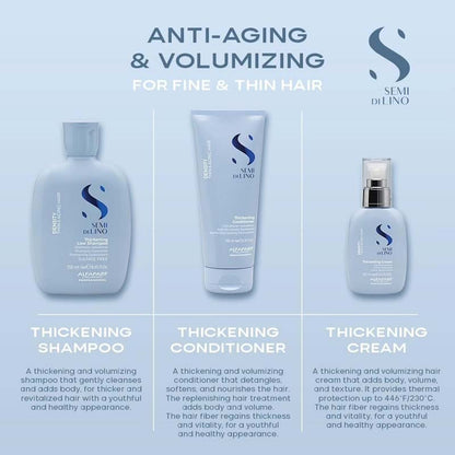 Alfaparf Semi Di Lino Density Thickening Low Shampoo For Thin Hair