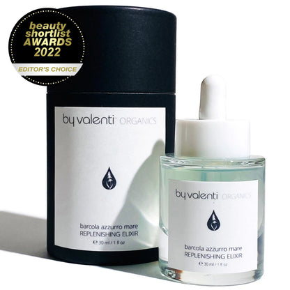 by valenti® - Barcola Azzurro Mare Replenishing Elixir with Hyaluronic acid + Niacinamide 5% + Sea kelp bioferment
