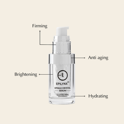 EpiLynx - Vegan EpiSilk, Crystal Wrinkle Smoothing Face Serum - Intense Brightening and Firming Wrinkle Fix for Sensitive Skin
