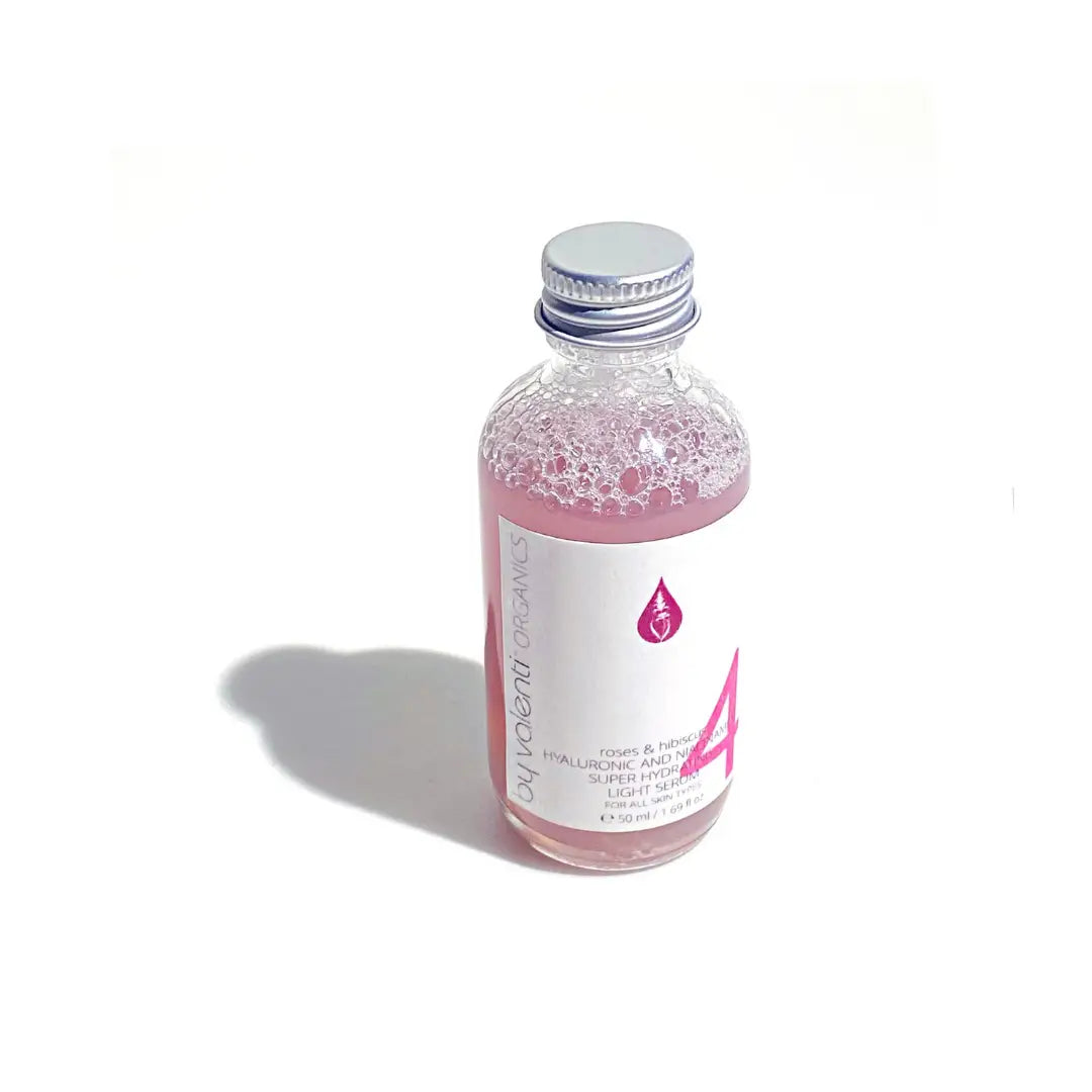 by valenti® - Roses & Hibiscus Super Hydrating Light Serum with Hyaluronic acid + dl-panthenol + Niacinamide 5%