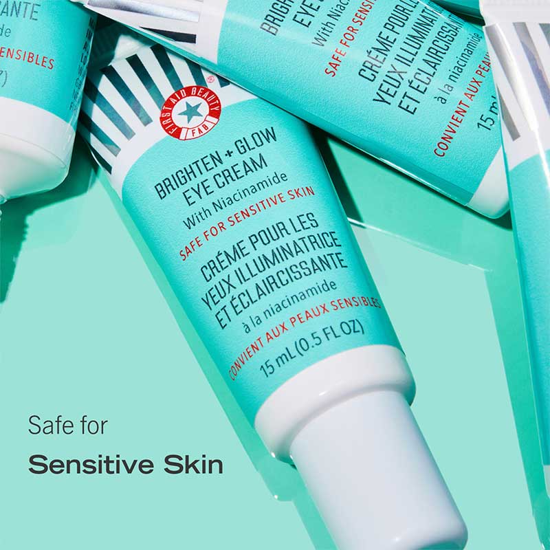 First Aid Beauty Brighten + Glow Eye Cream with Niacinamide