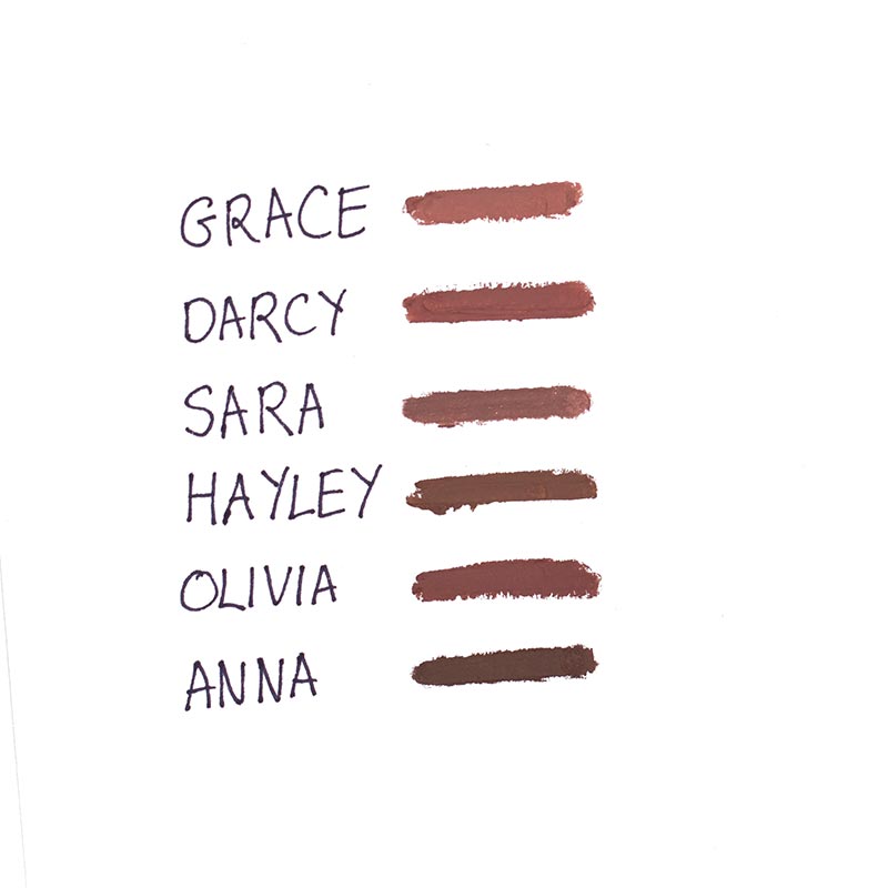 Hildun Beauty Silk to Set Longwear Lip Liner Pencil