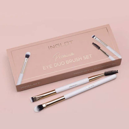 Inglot Premium Eye Duo Brush Set