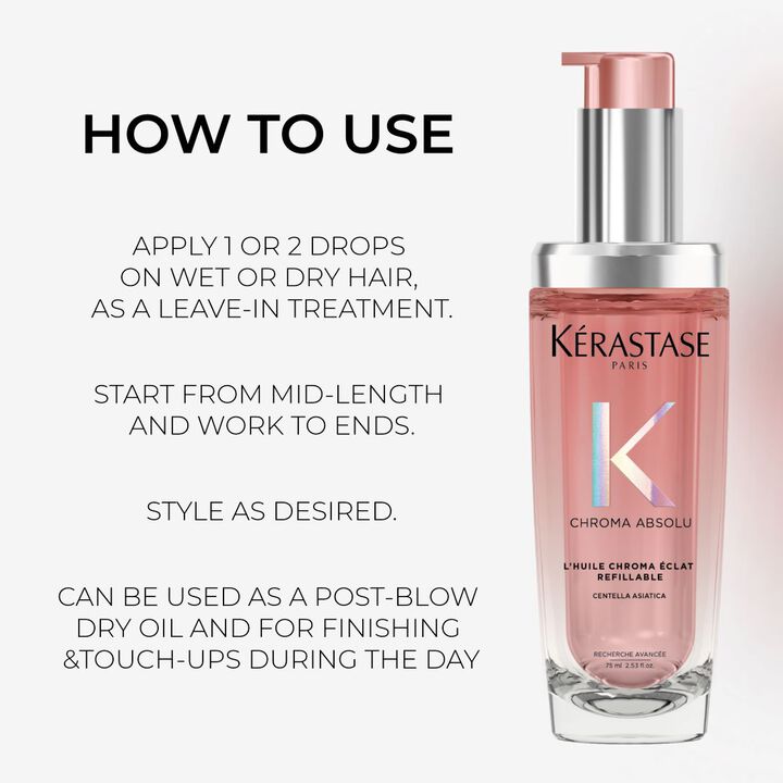 Kérastase L'Huile Chroma Éclat Hair Oil For Coloured Hair Refillable