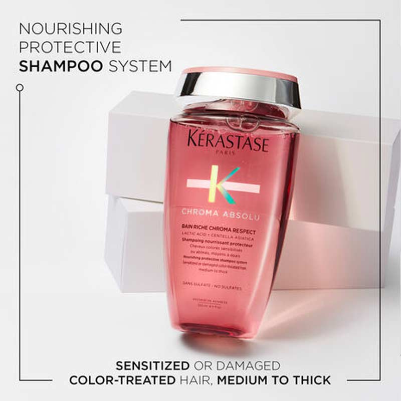 Kérastase Chroma Absolu Bain Riche Chroma Respect Shampoo For Coloured Hair