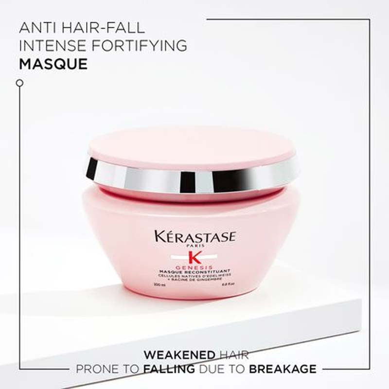 Kérastase Genesis Masque Reconstituant Fortifying Hair Mask for Weak Hair Prone to Hair Loss