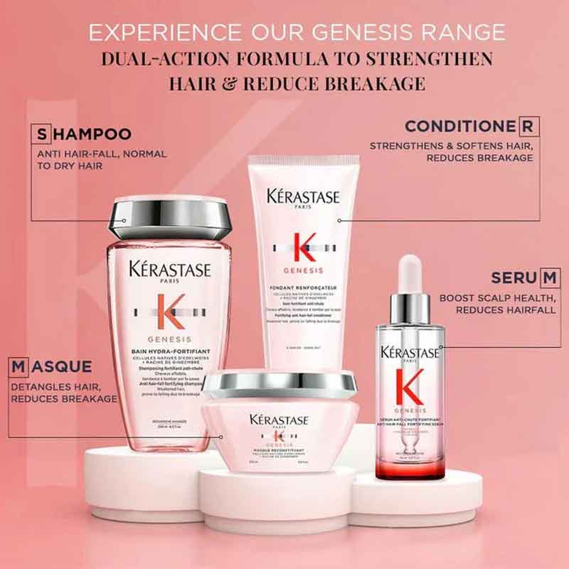 Kérastase Genesis Masque Reconstituant Fortifying Hair Mask for Weak Hair Prone to Hair Loss